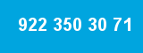 922 350 30 71 922 350 30 71